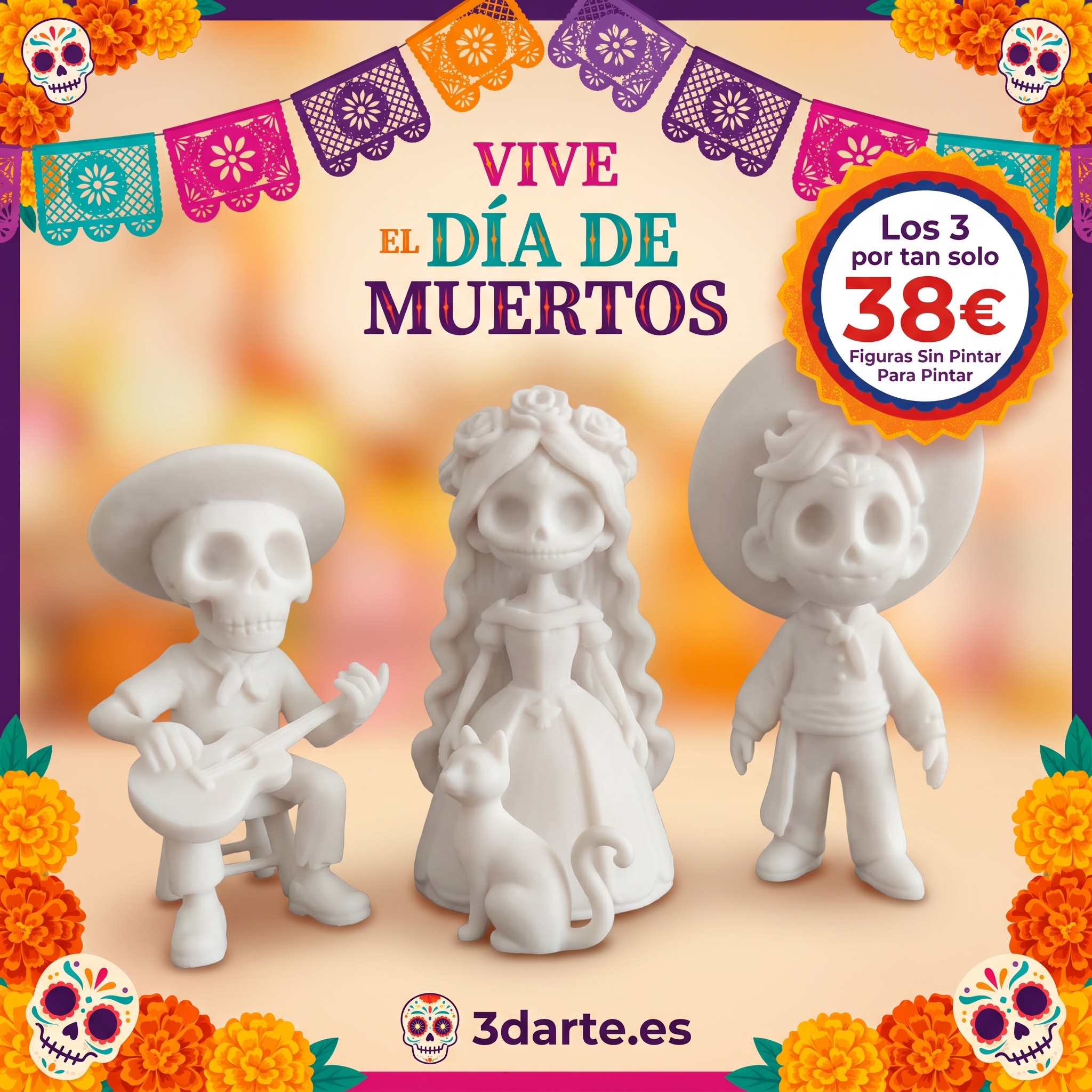 PINTA TU DIA DE MUERTOS 